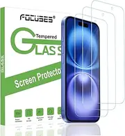 Anti Blue Light Screen Protector for iPhone 16 iPhone 15 pro 3 Pack Anti Blue Light Tempered Glass Compatible with iPhone 16 iPhone 15 pro