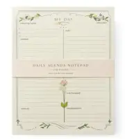 NEW KAREN ADAMS Designs The Daily Agenda Pad Notepad Day Planner