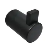 Barelli Matte Black Ambiente Single Robe Hook