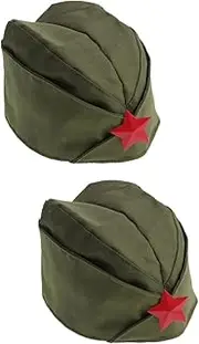 [AOKWAWALIY] 2 Pcs Berets Cap Decor Uniform Man Soviet Yacht Sailor Cap Men Accessories Army Costumes Sailor Dance Hat Men Apparel Bonnet for Men Sailor Costume Hat Russian Soldier Usa