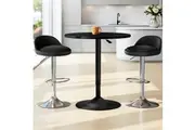 Artiss Bar Table and Stools Set Dining Desk Kitchen Chairs Cafe Pub