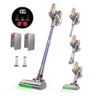 Cordless Vacuum Cleaner, 2 Batteries 120 Mins Runtime Vacuum Cleaners for