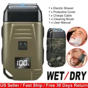 New Men's Electric Shaver Trimmer Bald Razor Rechargeable Beard Shaving Machine