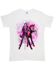 Joker and Harley Quinn Laugh Retro T-Shirt