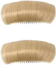 2Pcs Blonde Bun Bump Fluffy Hair Pads Invisible False Hair Base Inserts Bump It Up Volume Hair-Styling Tools Combs