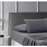 Cotton Flannelette Sheet Set Grey