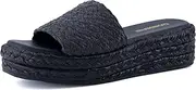 [CUSHIONAIRE] KUDOS Women’s Platform Sandals – Wedge Sandals for Women, Comfortable Slip-On Shoes, Dressy Summer Sandals with Cushioned Footbed