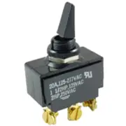 NTE Electronics 54-111 SWITCH PADDLE TOGGLE 20A 125VAC .5" MOUNT TERMINALS