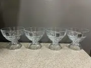 Vintage & NEW! Circleware Made in Turkey Dessert Glass Dishes/Bowls, Rare Find!