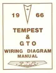 PONTIAC 1966 Tempest & GTO Wiring Diagram 66