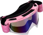 TIDTALEO Dirt Bike Goggles Youth Bike Goggles Protective Eyewear for Cycling Motorcycle Helmet Race Snowboard Sport Winter