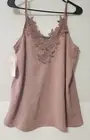 Hudson Gray Dress Up Mauve Medium Top with Spaghetti straps NWT