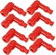 iplusmile 10pcs Spark Plug Caps High Temperature Resistant Protector for Motorcycles and Scooters Durable and Easy to Install Spark Plug Boot Covers Multiple Colors