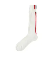 4-Bar stripe socks One size White