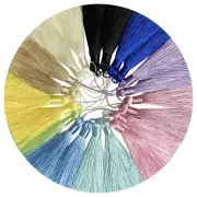 10pcs 8cm length Fat Tassel Fringe Sewing Decor packing Trim Craft Jewerly T11
