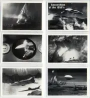 Spaceships of the 1950's - Sets 1 & 2 - 12 cards total [Good Stuff Cards]