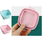 Cosmetic Brush Cleaner Convenient Storage Cleaning Makeup Brushes Silicone