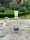 4'' Blue Glass Ash Catcher 14mm 45° for Bong Filter Hookah Water Pipe Percolator