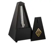 Wittner Metronome-Wood-w/Bell Black 816M