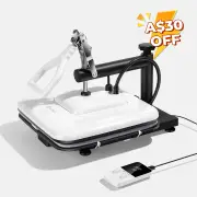 [⚡NEW IN] LOKLiK Manual Heat Press Machine 15" x 15" 230V - (2 Colors) & Free Materials, White