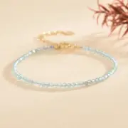 Apatite Minimalist Delicate Seed Beads Bracelet Fashion Healing Elegant Jewelry
