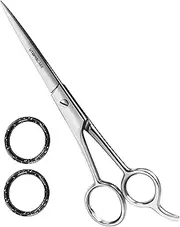 Utopia Care Hairdressing Scissors - 6.5" Sharp Stainless Steel Hair Cutting Scissors and Barber Salon Hair Scissors for Professional Hairdressers, Men, Women, Children and Adults (Silver)
