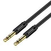 6 Foot 6.35mm 1/4" Male TRS to 6.35mm 1/4" Male TRS Audio Patch Cord, 1/4 TRS...