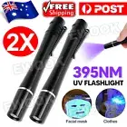 UV Ultra Violet LED Flashlight Blacklight Light 395nM Inspection Lamp Torch Mini