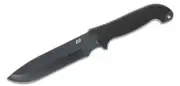 Schrade Delta Class Bedrock Fixed Blade Knife 6" - Black Overmold Handles #sch11