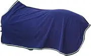 Horse Fleece Blanket,Horse Blanket,Breathable,Keep Warm, Soft Sturdy Lightweight Winter Blanket Horse Sheet Velvet Fleece, L Dark Blue