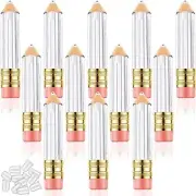 20 Pieces Empty Pencil Lip Gloss Tubes Containers Clear Lip Balm Tubes Mini