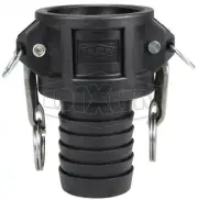 Dixon PPC50 1/2" Polypropylene Cam & Groove Type C Coupler x Hose Shank