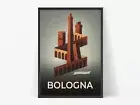 BOLOGNA - Vintage Travel Wall Art Print.