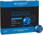 [Bestpresso] Coffee pods, Compatible With Nespresso PRO Professional Machines, Zenius, Gemini And Momento, Decaffeinato 50 Coffee Pads