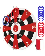 SWOOC Games Hook Darts & Wall Ring Toss Game