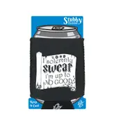 Solemnly Swear Im Up To No Good - Funny Novelty Stubby Holder With Base
