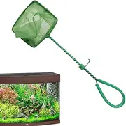Aquarium Fish Net Fine Mesh Aquarium Fish Tank Catch Net Small Fishing Net Aquarium Fishing Net Fish Tank Net Aquarium Net with Long Handle for Catching Small Fishes or Debris