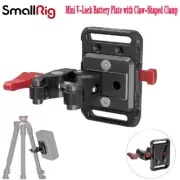 SmallRig Mini V Mount Battery Plate W/ Crab-Shaped Clamp Fit 0.6 to 1.2" Surface