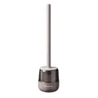 Toilet Cleaner Leak Proof with Storage Holder Bendable Toilet Brush Tpr Rubber
