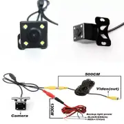 4 LED Car Rear View Backup Camera Parking Reverse Back Up Camera Waterproof