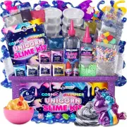 Cosmic Shimmer Unicorn Slime Kit Unicorn Toys for Girls with Galaxy Slime Glitte