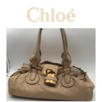 在飛比找蝦皮購物優惠-二手真品 CHLOE 鎖頭包 手提包  B112