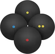 POPETPOP 4Pcs Mixed Pack Squash Balls, Training Squash Ball, Training Balls for Professional Players