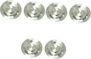 3sets Drain Sink Strainer Sink Odor Proof Floor Drain Cover Silver for Home and Restaurant Use 2pcs*3