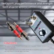 Spark Plug Tester Dual Hole Diagnostic Tool Gasoline DC12V Car Ignition Analyzer