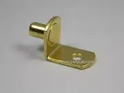 (20) Brass 1/4" L-Shaped Cabinet Shelf Supports