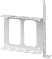 BWOFJGWH SSD Mounting Bracket, Strong Stable Metal Mounting Bay for 2.5" SSD HDD Drive Bay Holder with Screws, White