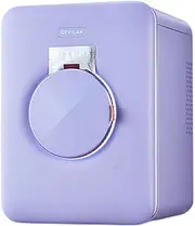 Skincare Small Refrigerator, Suitable for Bedroom, Car, Desk and Dormitory Storage Makeup Skincare Products Beauty Mask Professional Constant Temperature Preservation Purple