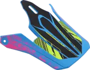 Z1R Youth F.I. Fractal Helmet Visor Kit 0132-1582 Matte Blue/Hi-Viz