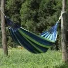 Thick Canvas Hammock Field Rollover Prevention Outdoor Swing 260x150 No Stick (B